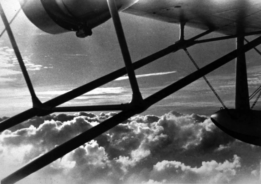 View from Sikorsky S-42 in flight