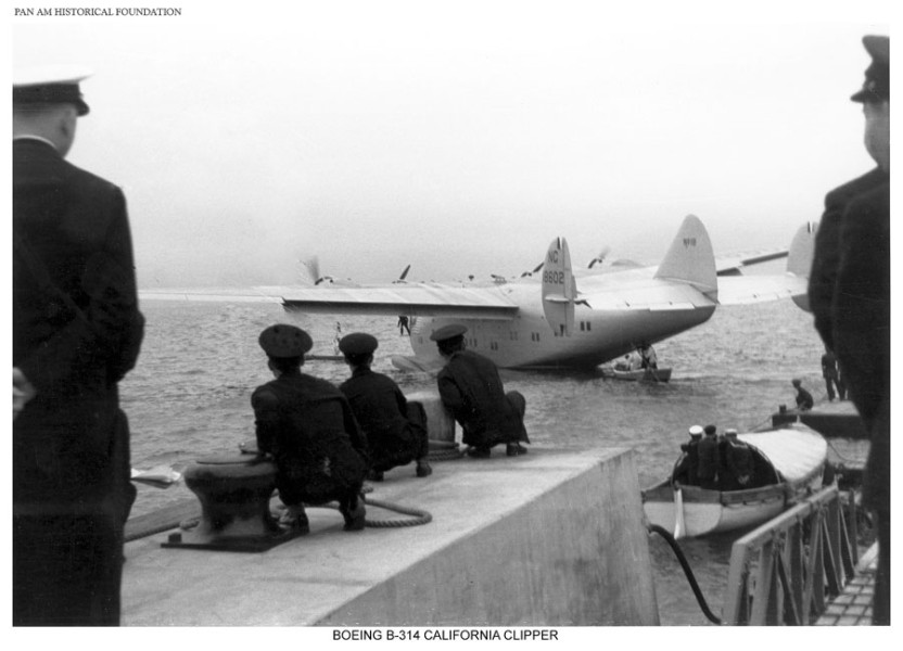 Pan Am Boeing B-314, California Clipper crew