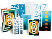 From Pan Am&#039;s Global Era: 747 Menu covers designed by Chermayeff &amp; Geismar &amp; Haviv, 1970