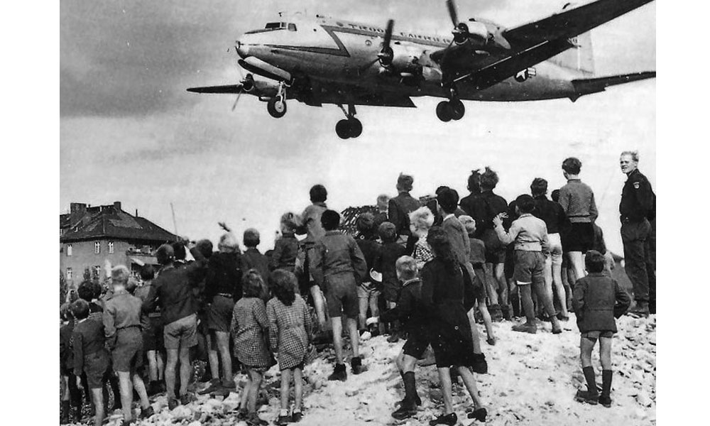 Candy Bomber during the Berlin Airlift,