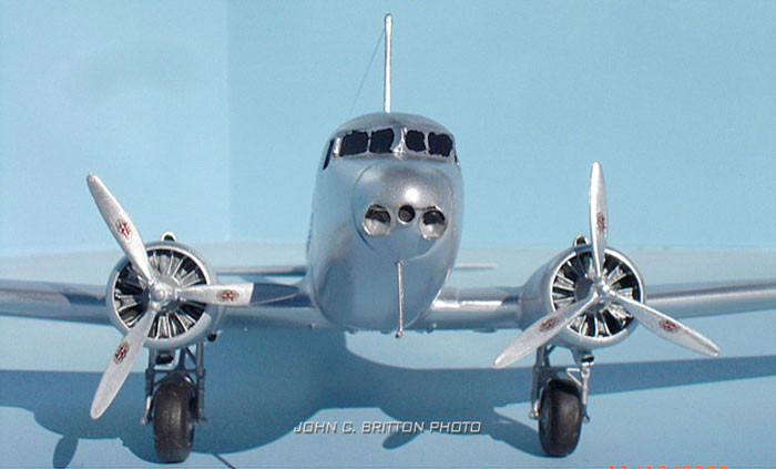 Front view of Pan Am Douglas DC-2 